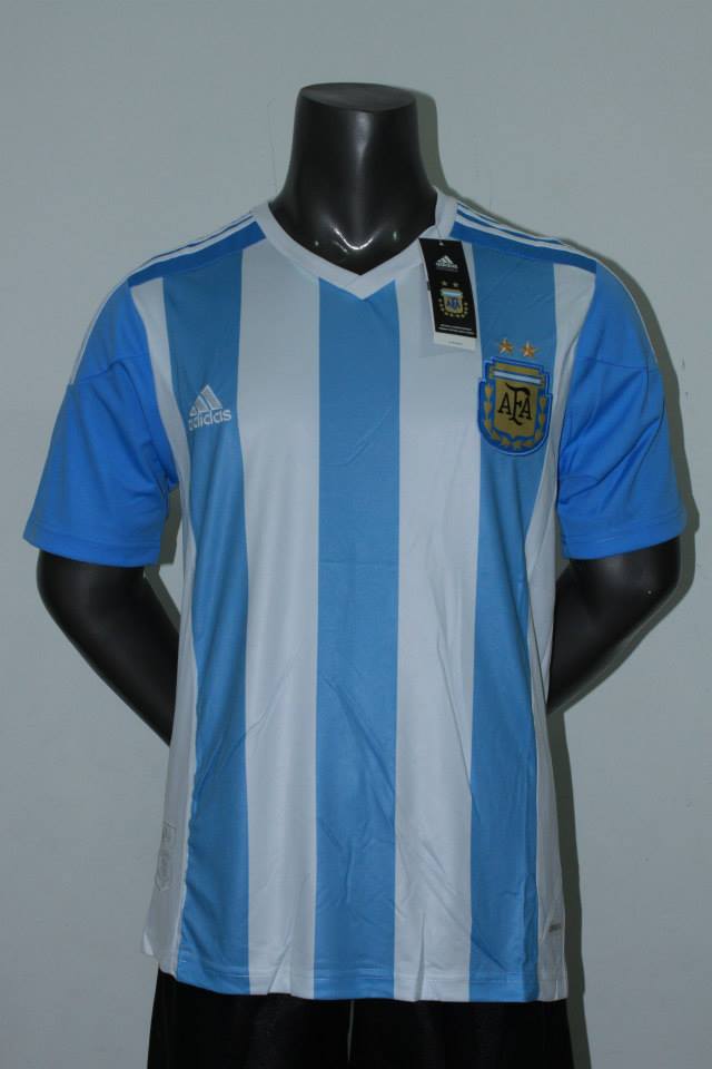Ready Jersey GO Argentina Home 15/16 uk SMLXL 75K. Pin:2908C44E / 082218195825