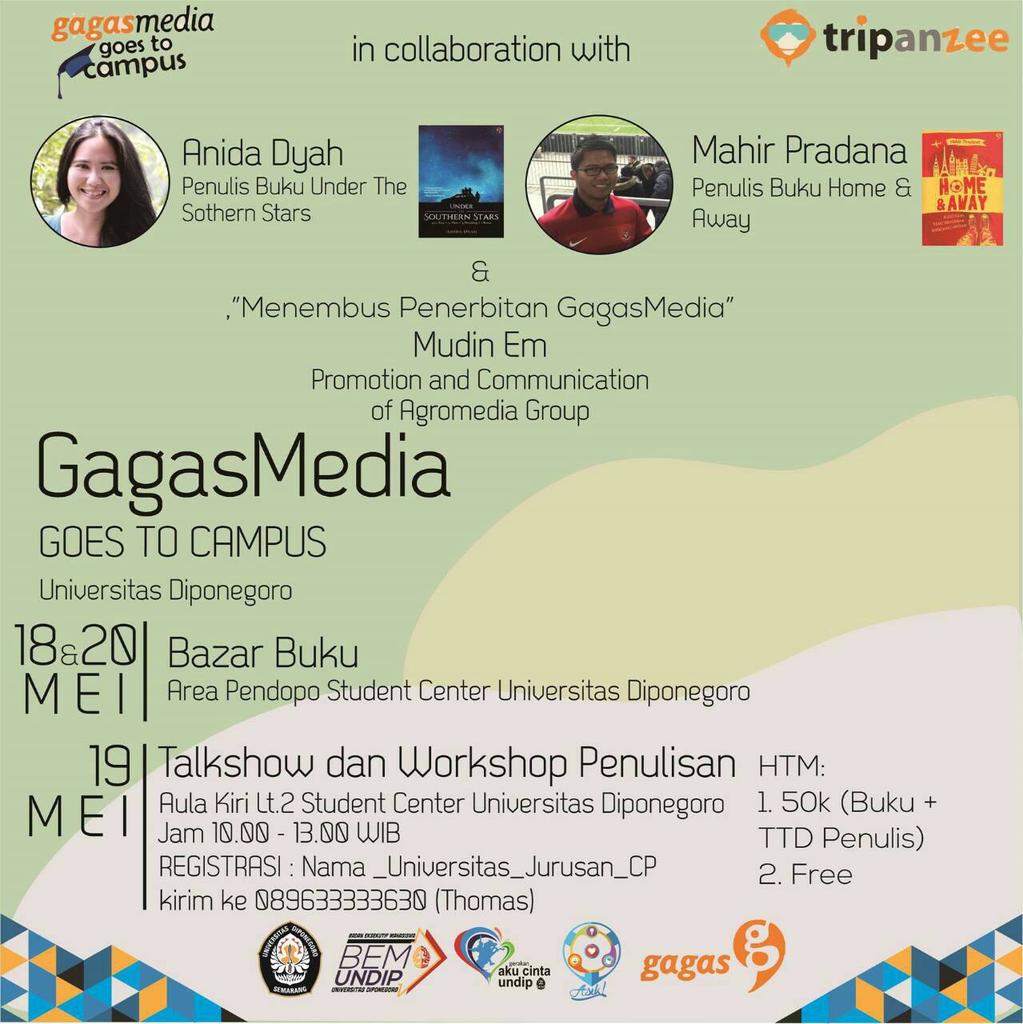 BEMUndip_Humas's tweet photo. [HARI INI] Gagas Media Goes to Campus @BEMUndip_ http://t.co/t1rkh5B5yi