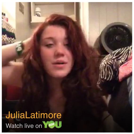 renogirl10's tweet photo. 🔴 LIVE - JuliaLatimore is broadcasting on #YouNow http://t.co/fjlAElDvB1 http://t.co/cyX34Ijta1