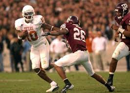 Happy 32nd Birthday to Vince Young!

Stats vs. A&M:
*3-0 (2-0 at Kyle Field)
*390 Passing Yds
*202 Rushing Yds
*4 TDs 