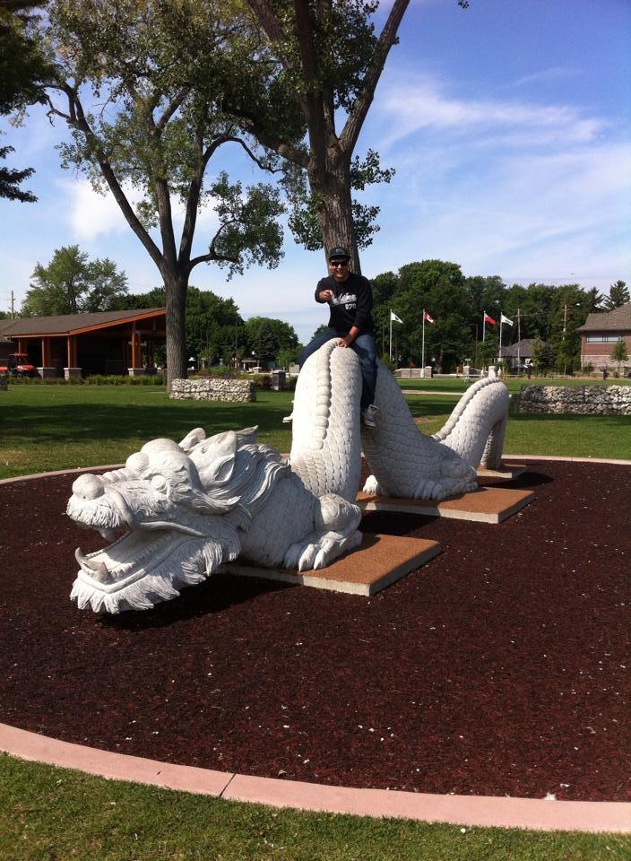 pauldemrs's tweet photo. #Tb to the days living in Ontario and Riding dragons good stuff http://t.co/S5wlYzGGlo