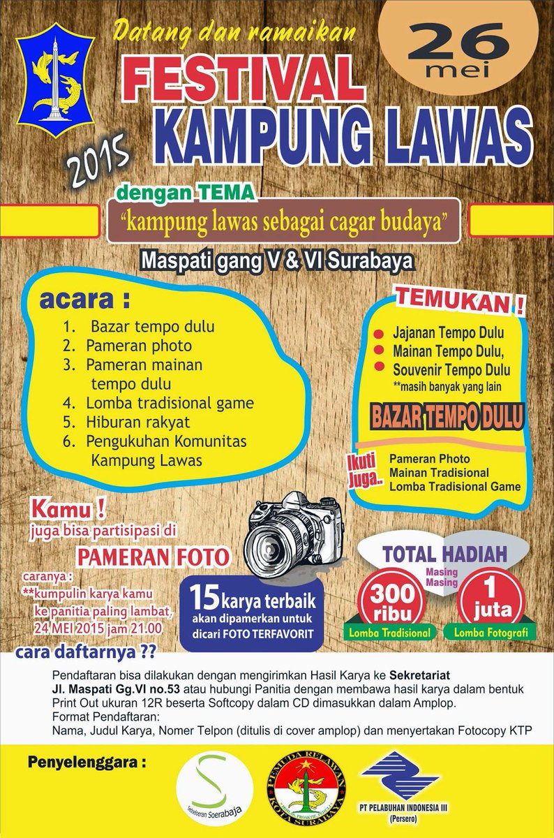 TICSby's tweet photo. Festival Kampung Lawas 2015, 26 Mei 2015 http://t.co/H3PMJmIlir