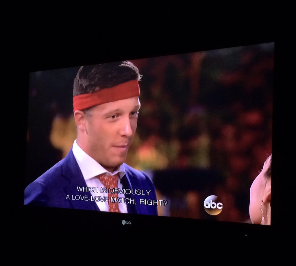 "We're all here for a love love match" #smooth #TheBachelorette #BradCox