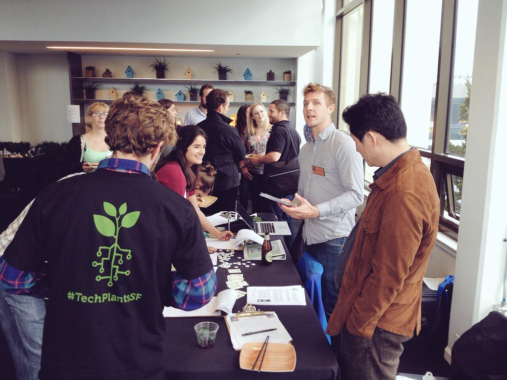 purekate's tweet photo. A great kickoff event for #TechPlantsSF hosted by @TwitterSF. Thanks @SFUrbanForester and @MarkFarrellSF http://t.co/nZma1QDIOc