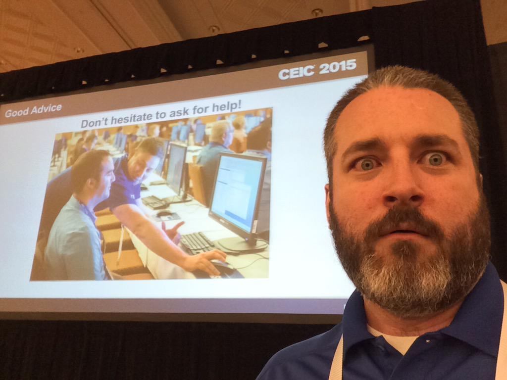 btshzr's tweet photo. First Timers presentation complete. Can't wait for tomorrow! @EnCase #CEICCONF #JoeMurin http://t.co/fC3F222tE5