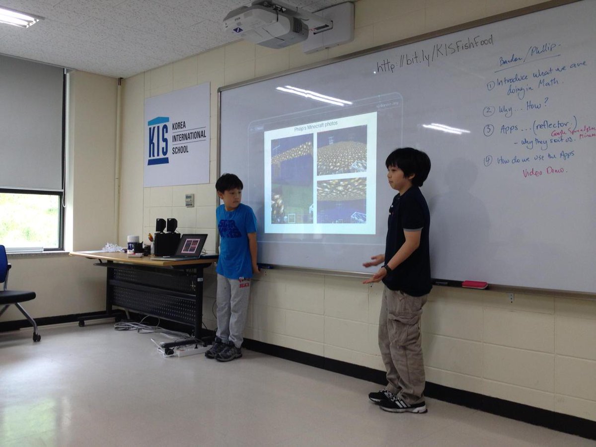 bensummerton's tweet photo. Brandin and Phillip in TheFishBowl for their '#Google #Sheets and #Minecraft' session. #kispd #kispride #kisadmin http://t.co/Pr5hZTBweB