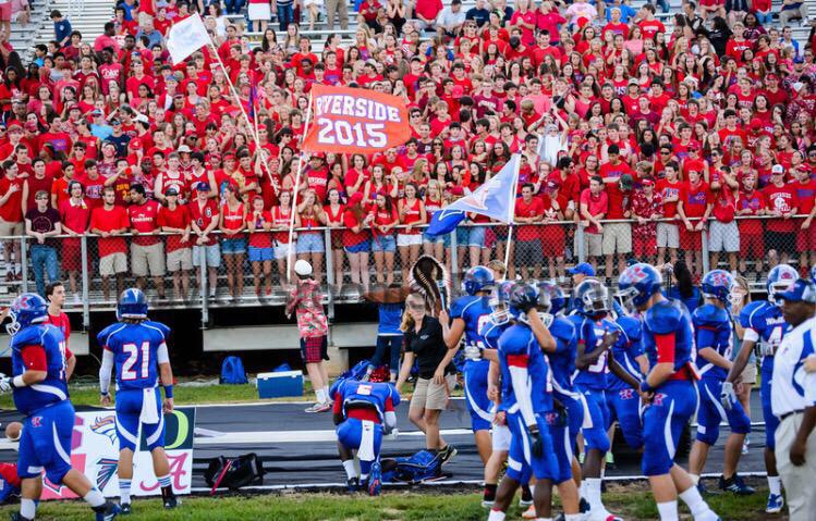 whathemason's tweet image. RHS definitely has the best student section in Greenville County hands down