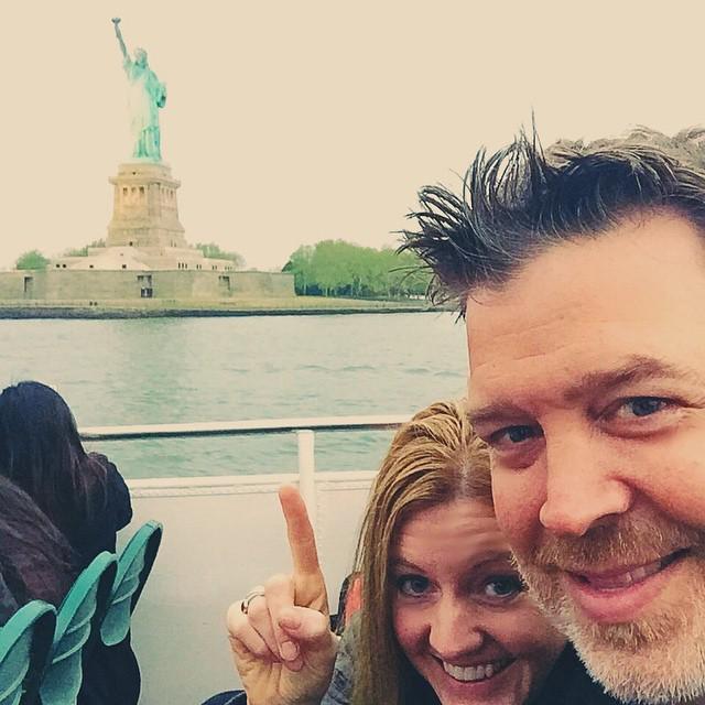 mixedgreensid's tweet image. Checking out New York City &amp;amp; buying new goods for the store. Visited Lady Liberty, she's a beaut! 😀 #NSS2015 #statu…