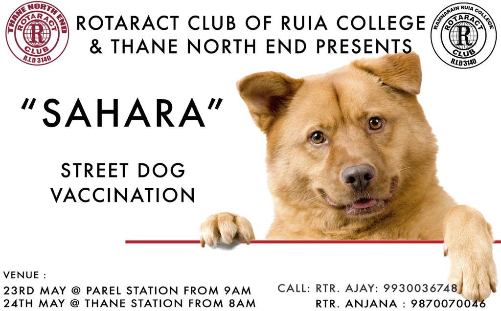 RCRuia's tweet photo. SAHARA - Donation and Vaccination Drive with Rotaract club of Thane North End! #rcruia #teamcommunityservice 💜 http://t.co/4kOaSXsLJT
