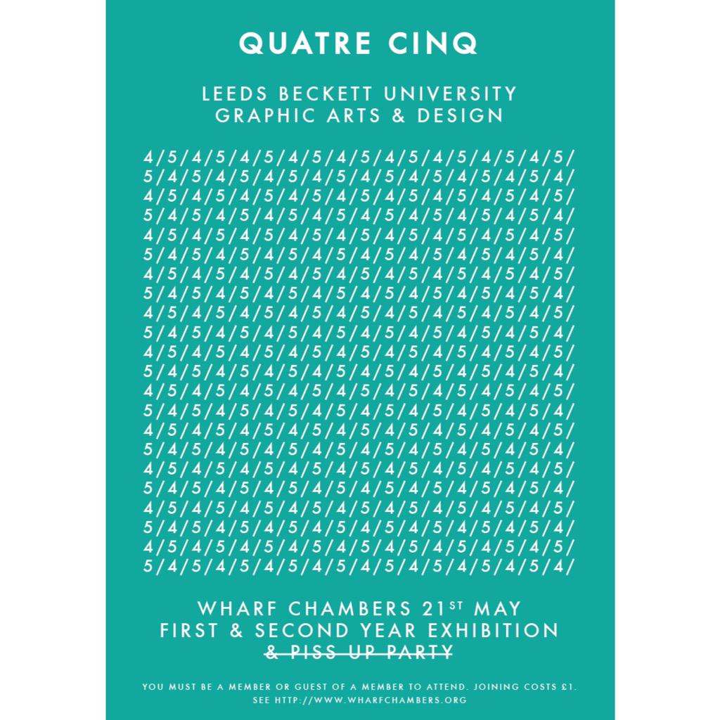 curate. In #Leeds? Like #design? Like #beer? Come down <a href="/WharfChambersCC/">Wharf Chambers</a>