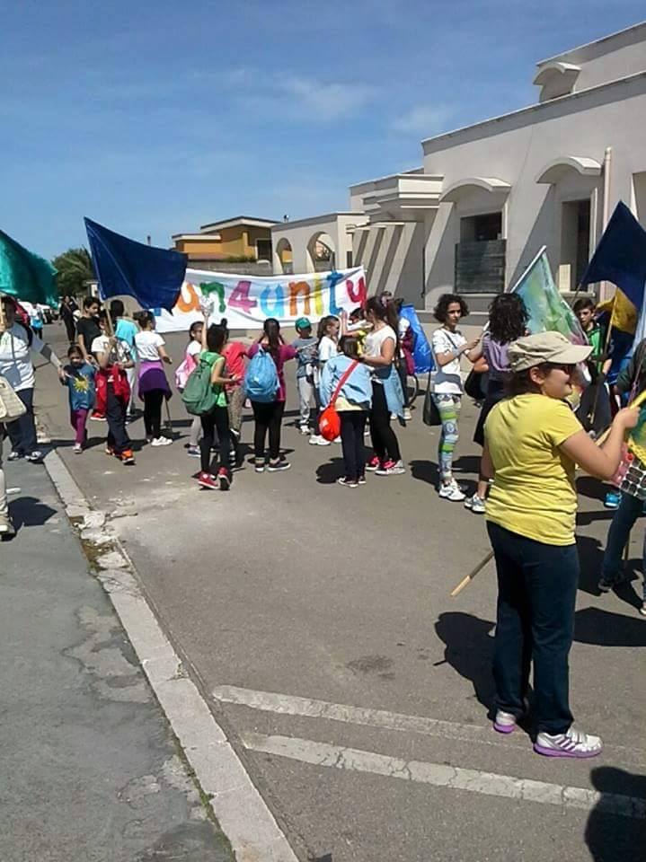 Qui a #Neviano la #Run4unity contava con 120 bambini dai 4 ai 13 anni. Abbiamo gioccato e fatto il Time-out