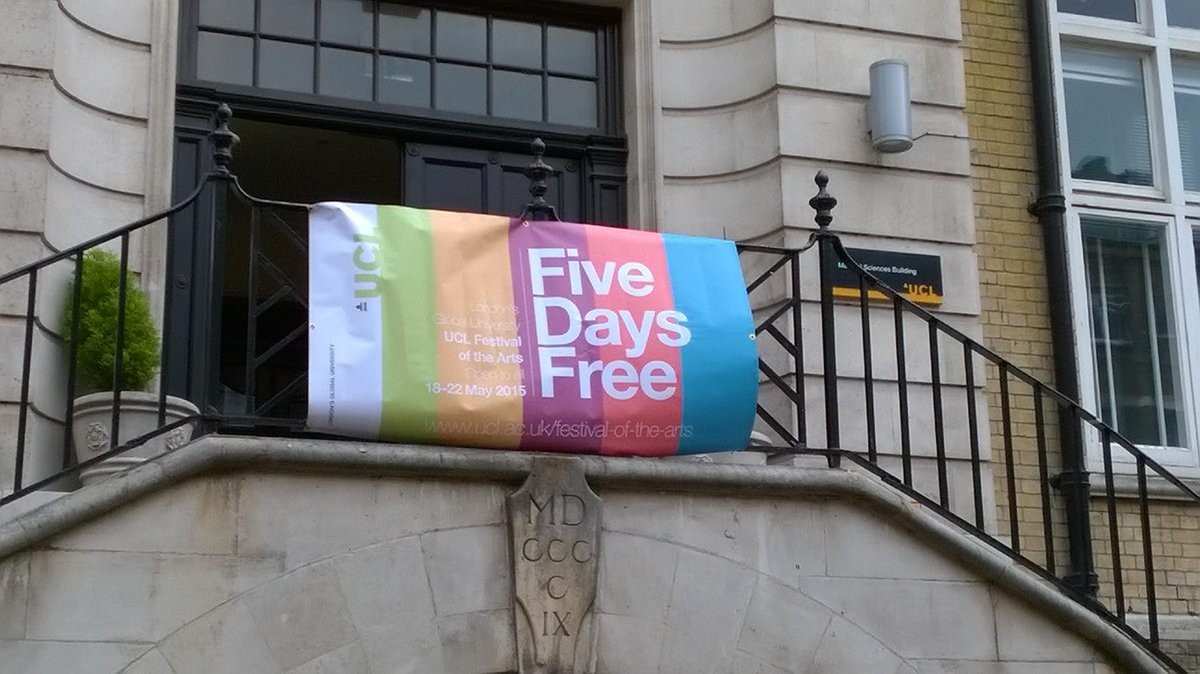 ArtsHumsUCL's tweet photo. Day 2 of the #UCLFestofArts! #TavistockSquare #SweetDumplingsCreamStrudel #Swingin60s are on the agenda... http://t.co/JN1pRB1B5J
