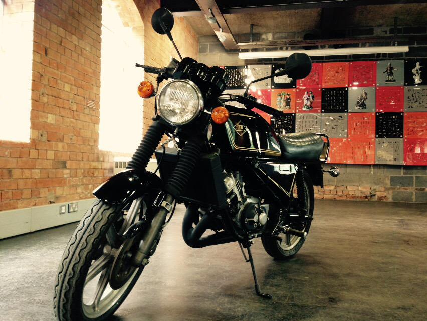 CuratorDaniel's tweet photo. It is the principle aim of my time on earth to ride this bike out of @derbysilkmill #silk700s #DerbyMade http://t.co/bXa3vKlNJS