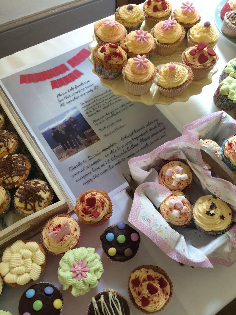 StEdmundsWare's tweet photo. Cake sale hoping to raise lots for Nepal today. http://t.co/P9il4k9yMd