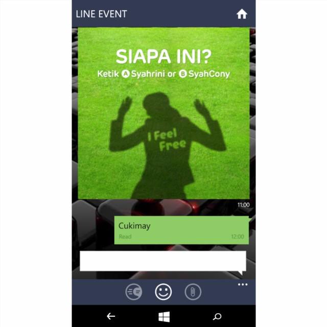 leoncitruz_'s tweet image. LINE nya maen tebak2 an... Kujawab aja cukimay.. Haha 😄😎#dagelan #line #lineevent #seperti… ift.tt/1FvEf2s