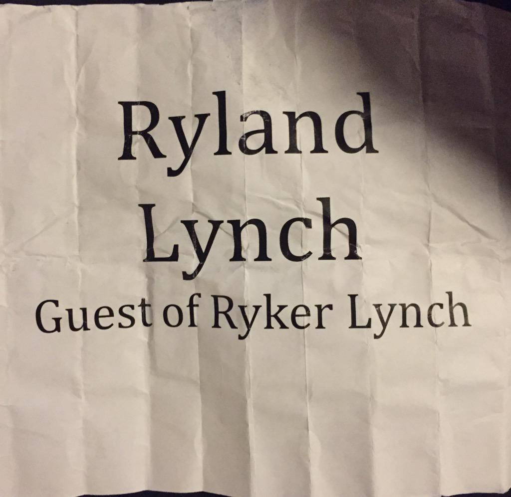 rylandlynch's tweet photo. Tomorrow is the big day! 
@rikerR5 after 10 weeks on #DWTS they still couldn't spell your name right haha ;) http://t.co/5xuHrk4oFb