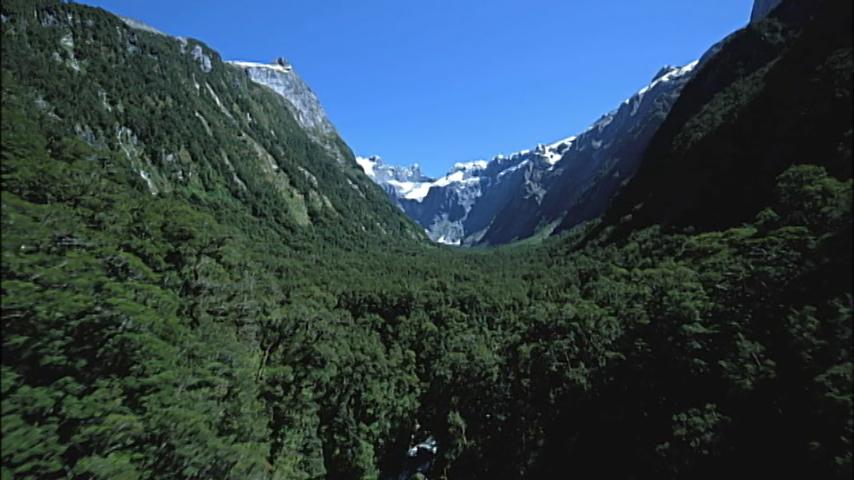 世界遺産 Twitterissa ニュージーランド南島にある テ ワヒポウナム 南半球ですが その緯度は ちょうど北海道くらい 湿った偏西風が山にぶつかるため 大量の雨が降ります 氷河が消えると 深い森が生まれました 氷河によって削られた ｕ字谷 がよく分かり