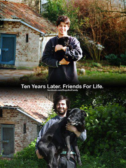 soyoso's tweet photo. Then & Now #DogisManBestfriend http://t.co/VXj8UpBPDW