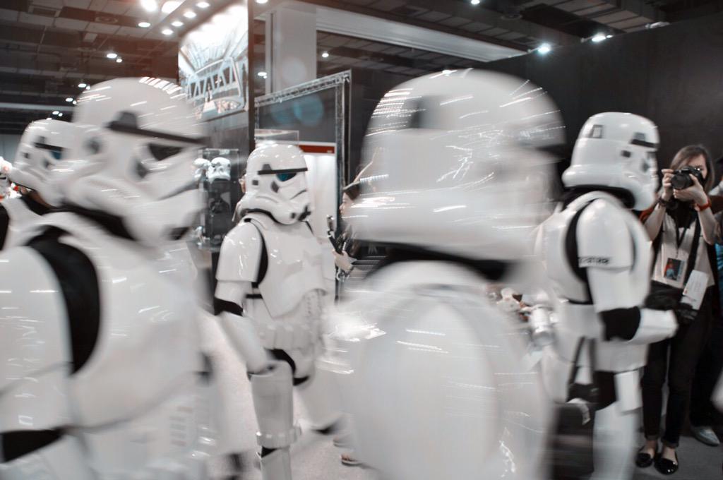 PanzerRabbit's tweet photo. @501stChinese in #SHCC very cool ComicCon ！LOL  @501stLegion http://t.co/XPxkQdhv3E