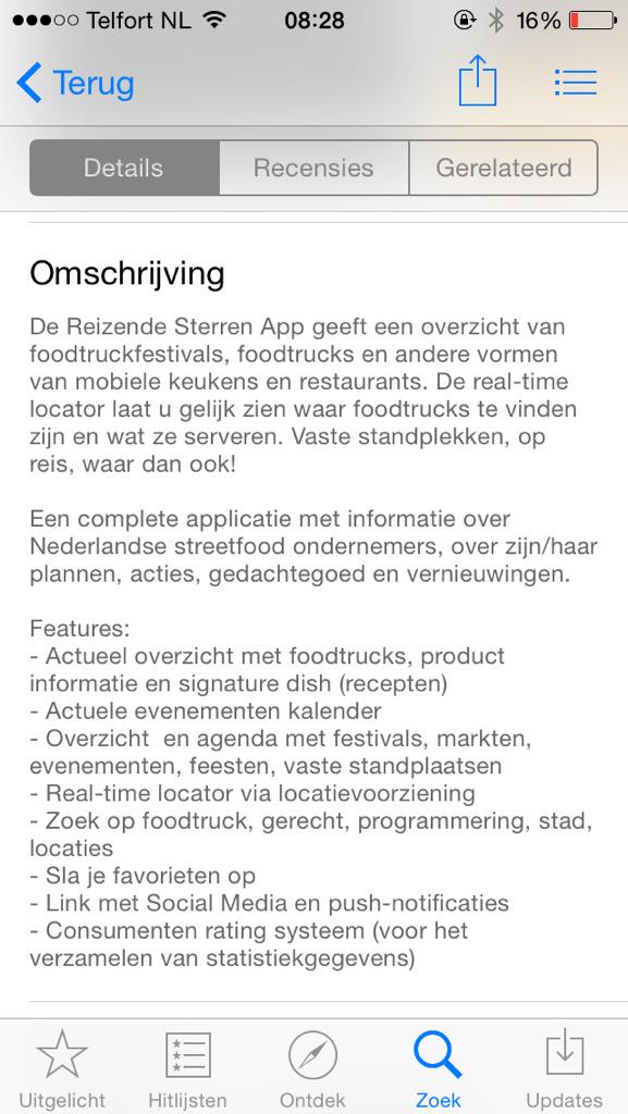 Coolgreenevents's tweet photo. @reizendester App is nu ook voor Apple gebruikers te downloaden in de Appstore. http://t.co/uoxTvSLaya