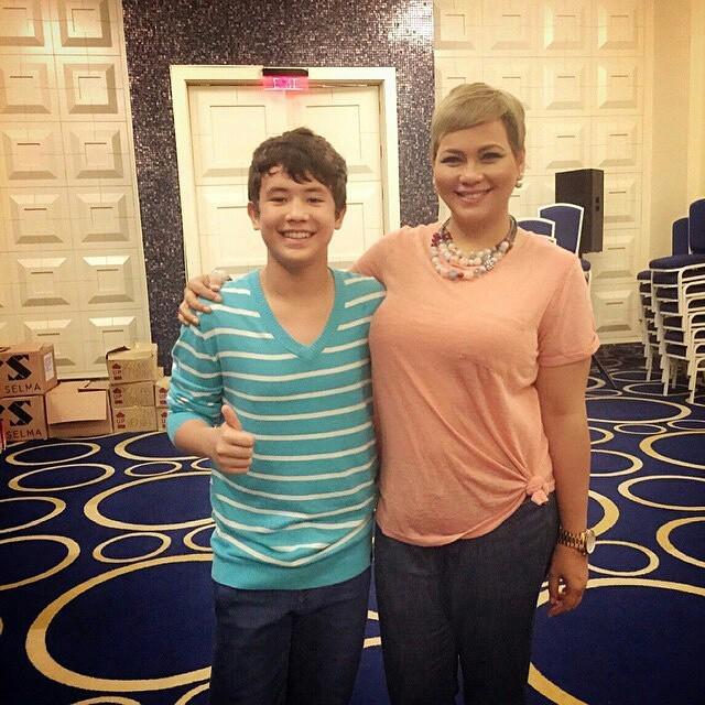 TheVoiceKidsPH's tweet photo. #Regrann from @iriiis_c - Day 2 for Wyeth's 2nd run. @heyitsmejk #jklabajo #juankarloslabajo #heyitsmejk #JuanKarl… http://t.co/J6ocbirEVi