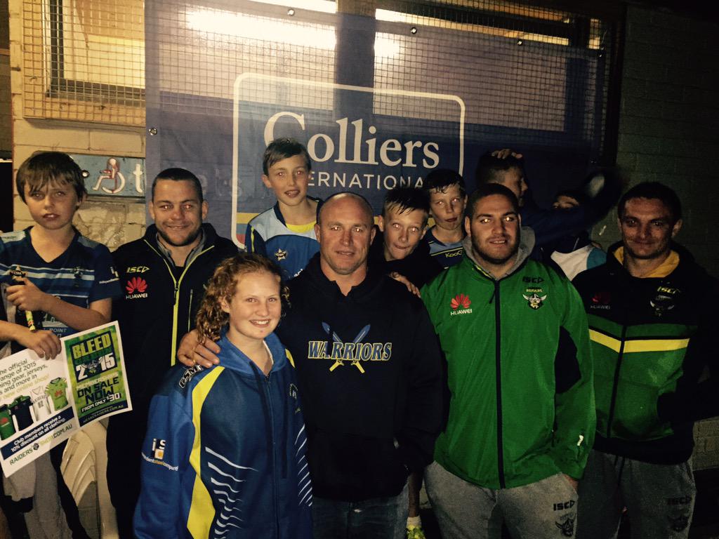 wbjrlfc's tweet photo. Great night #WeAreRaiders #ColliersIntAust http://t.co/ZSub8aFcdZ