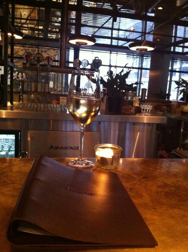 A quick Pinot Grigio at <a href="/Chiara_Rest/">Chiara Restaurant</a> before a night of beer at <a href="/Bar_Nacional/">Bar Nacional</a> I really should come drink here more.
