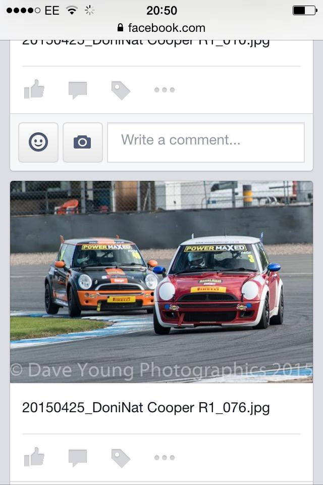APCARSKENT's tweet photo. Rockingham race way here we come.     #mini challenge  #ricky page http://t.co/IUFSmLj0mX