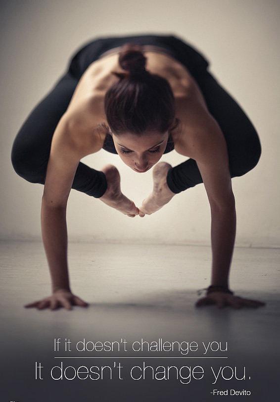 KTOatiFol's tweet photo. If it doesn't challenge you, it doesn't change you. - Fred Devito #Fitness #workouts http://t.co/K4C8Ovup5Z