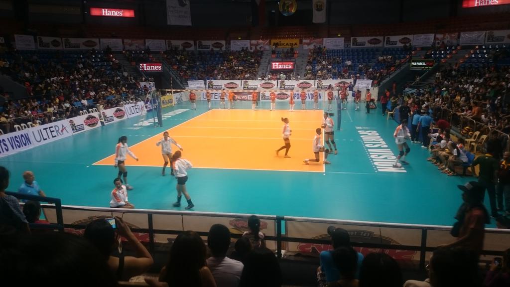 andrea_lontoc's tweet photo. "@Alyssanity_02: And here they are!!! Your Team PLDT Home Ultera!!! 💙💙💙 #SVLSemis http://t.co/98paHVlEWV"
