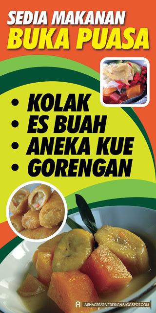 Asha Creative Design On Twitter Contoh Desain Banner Makanan