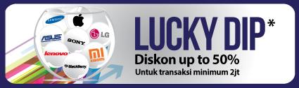 GeeksStoreBEC's tweet image. “Lucky Dip”. Tiap belanja 2jt, km punya kesempatan utk dpt mrchndse gratis, diskon hingga 50% utk gadget &amp;amp; aksesoris