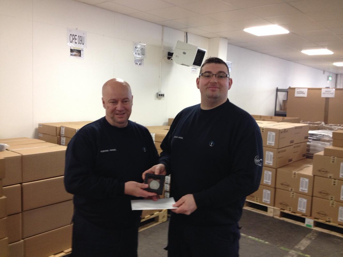 LRSNorthMan's tweet photo. Matt receiving his 10 year service award in Leeds 🕔 well done Matt http://t.co/vCi5Pgf6uy