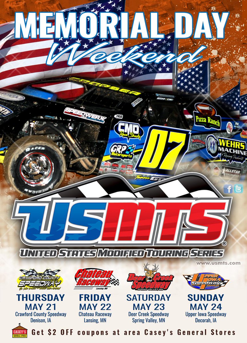 USMTS's tweet photo. USMTS set to embark on four-race Memorial Day Weekend swing https://t.co/Cjj5kXarZn http://t.co/lralKDcGLn