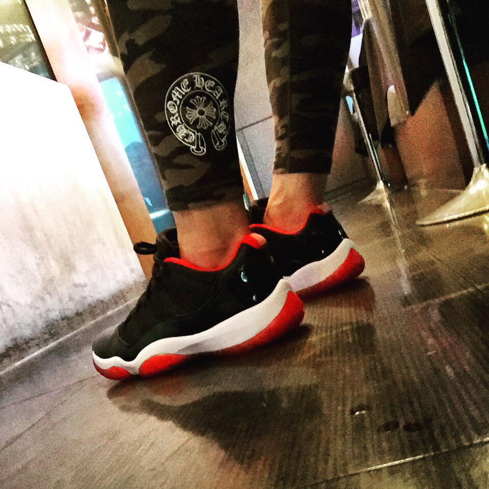 nick_gk's tweet photo. #jordan11lowbred #chromehearts #fosneaker http://t.co/Ld8JkdBKPa