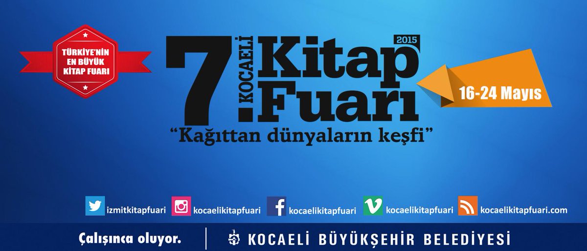izmitkitapfuari's tweet photo. Kocaeli Kitap Fuarı devam ediyor...

#KocaeliKitapFuarı2015 http://t.co/MTew1cPv4i