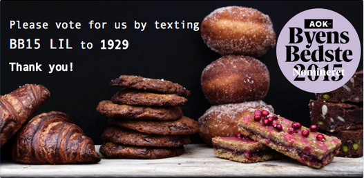 Loved your #coffee this morning? Please text BB15 LIL to 1929 and vote for #ByensBedste15  Thank you!