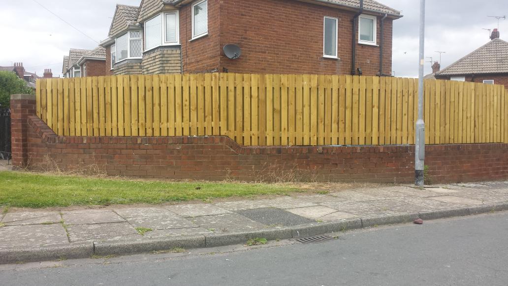 Double sided fence. Privacy in a day!