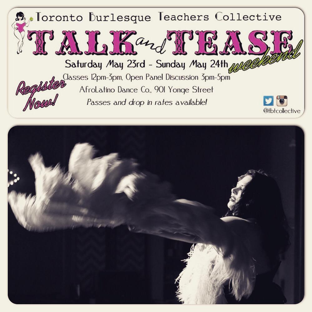 TBTCollective's tweet photo. Every showgirl wears one, but do you know how use it? @AvaNoir breaks down the "Boas" at the #TalkAndTease Wknd http://t.co/Hwer9IMThH