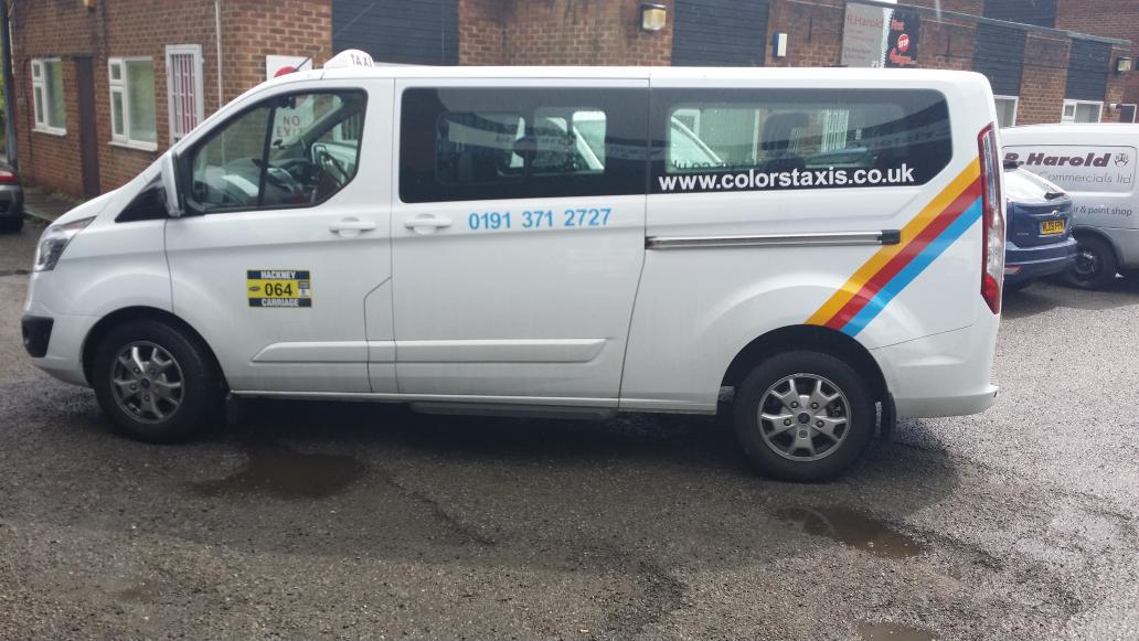 Thank you to "First Stop For Signs" for the new livery on our executive 8 seaters taxis. #aserviceyoucanrelyon