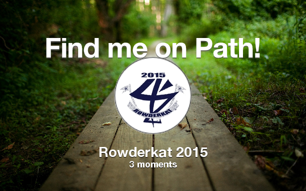Rowderkat_2015's tweet photo. Find me on #Path now! Go to: http://t.co/FTpOrDVvXQ! #thepersonalnetwork http://t.co/BKmqaQjcRG