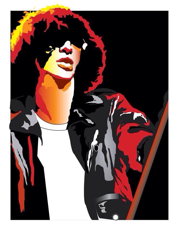 Happy Birthday Joey Ramone! Artwork by Brian Broadway 