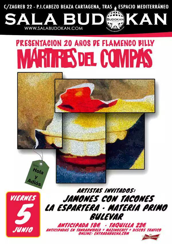 Bulevar_VDE's tweet photo. Viernes 5 de junio, @Bulevar_VDE  tocamos junto a Mártires del Compás en Cartagena. No te lo pierdas!! http://t.co/HfoFgCU4I8