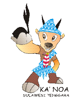 ini Maskot Peran Saka Nasional 2015. Tgl 3-9 Oktober 2015 di Bumi Perkemahan Bukit Madani, Kota Kendari.