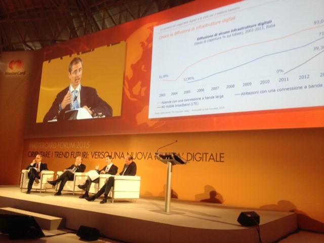 Ambrosetti_'s tweet photo. #MasterCardForum2015 @MasterCardIT Il telefono ha impiegato 75 anni per raggiungere 50 mln utenti, Angry Birds 1 mese http://t.co/sXGAMIrMFq