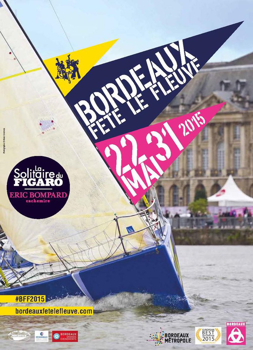 Bordeaux's tweet photo. J-3 pour la Fête du fleuve. #BFF2015 à partir de vendredi à #Bordeaux. Le programme http://t.co/cza1E8E9ii http://t.co/Rl4n9nGDVu