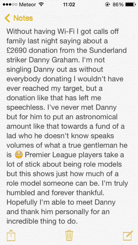 JJODonnell23's tweet photo. WE HAVE DONE IT, THANK YOU!! ❤️⚽️ http://t.co/CHSnSWHuPm