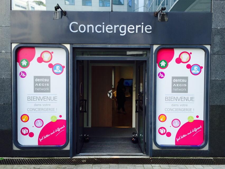 thierryjadot's tweet photo. Ouverture et inauguration de notre salle de sport et conciergerie @dentsuaegis http://t.co/ZjaY1uyJRs