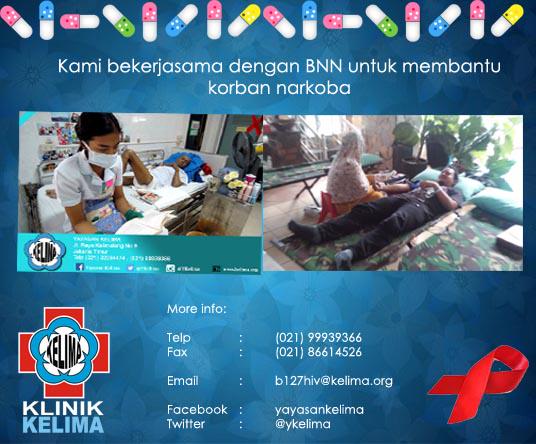 Kami mempunyai klinik kelima yg membantu korban narkoba untuk rehab.
#KlinikKelima