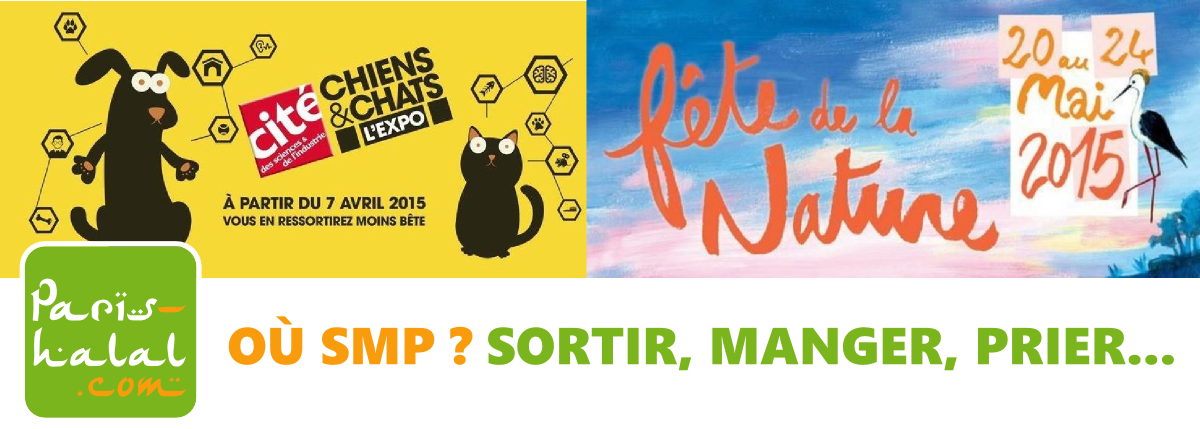 ParisHallal's tweet photo. [Où SMP? Sortir,Manger,Prier] Idées sorties weekend: Expo Chiens et chats et Fête de la Nature http://t.co/ukOKK5MBA6 http://t.co/P82NT7T5s2